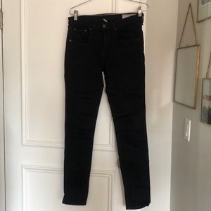 A Pair of True Black Rag & Bone Skinny Jeans